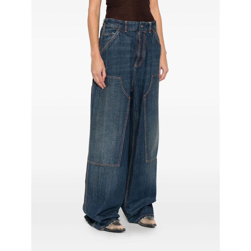 Maison Margiela Pants - Blue | 75ab2717d3e78955dcef7298e76e6e60baa842ee