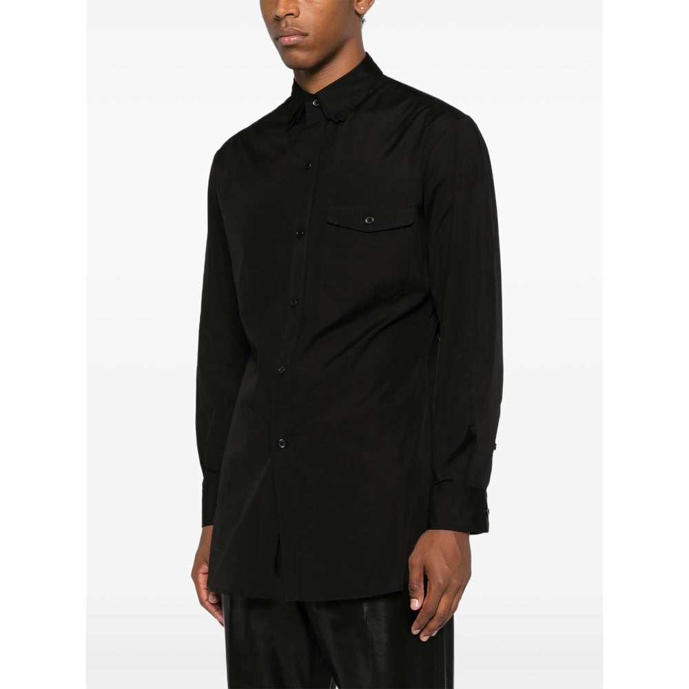 Yohji Yamamoto Shirts - Black | 68c969cc4c55adb93de06eb010daad9ad9db62a9