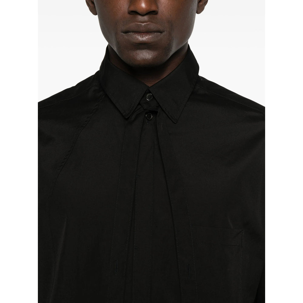 Yohji Yamamoto Shirts - Black | 7bea0a55ea0cbe1c8d4a9ea4962257763103a120