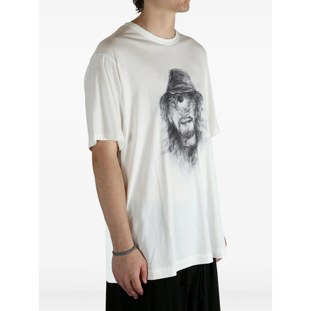 Yohji Yamamoto T Shirts - White | d44728c921b85377c6474f511d29ee42c84f0bd4