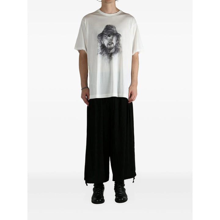 Yohji Yamamoto T Shirts - White | 783be8833db48db3688746633bcc5a06e01c8fef