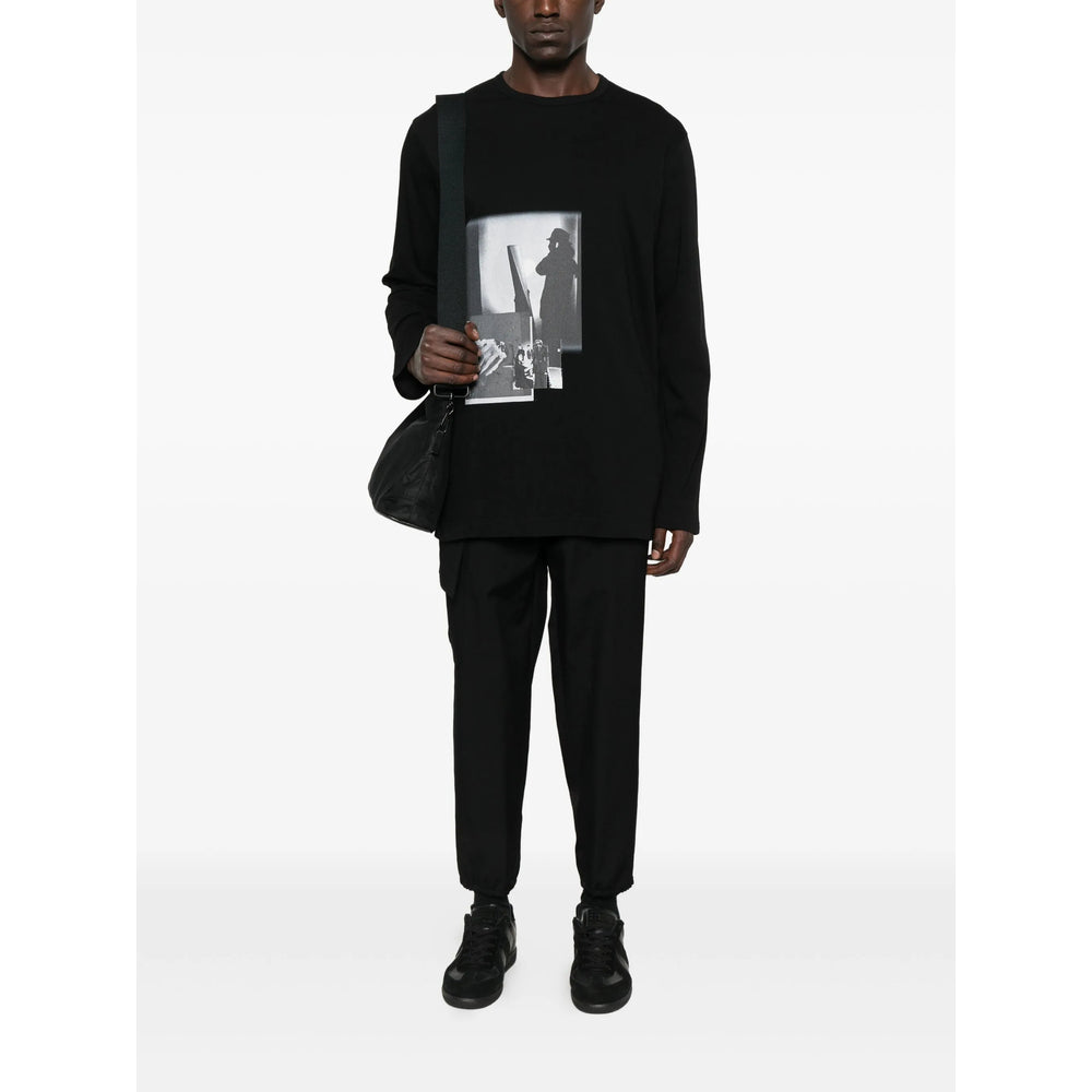 Yohji Yamamoto T Shirts - Black | 4d9d188d930abbe20c29ec82730b7cf48c43babb