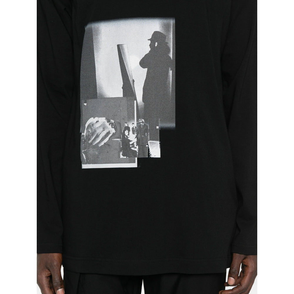 Yohji Yamamoto T Shirts - Black | aefffec73ab343b855c51213f221be32bcaf3659