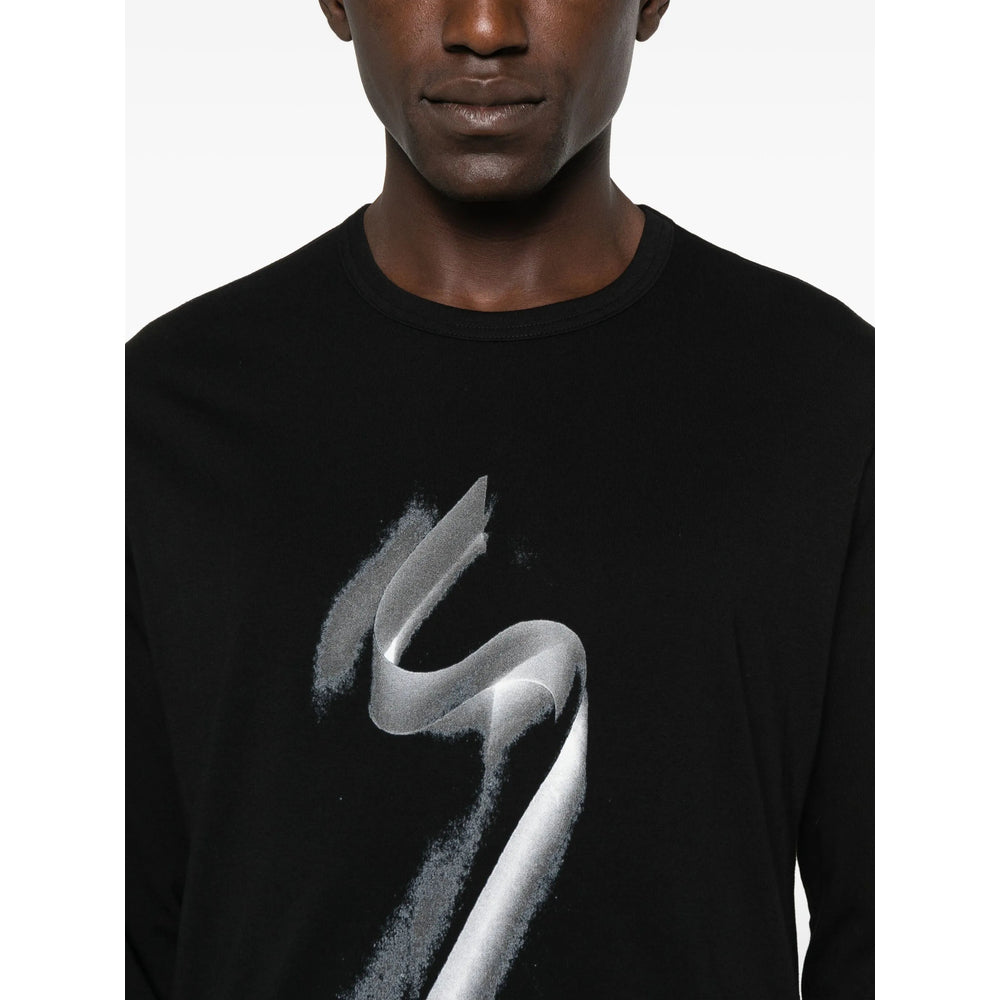 Yohji Yamamoto T Shirts - Black | abafc40c0f7bbcd95e6c2acebaedc769439268c5