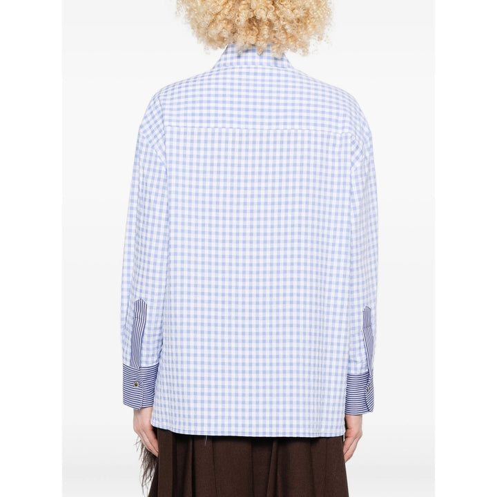 Susanna Blu Shirts - Blue, White | 8a42008ba44686c23b54ce74aa5c63fed02ac6d0