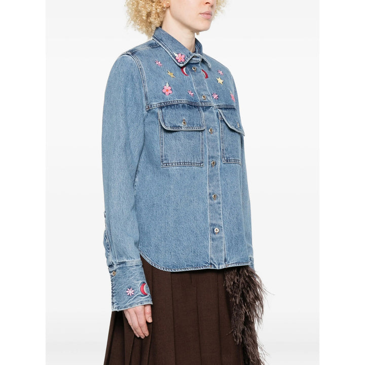 Susanna Blu Shirts - Blue | 7d955128a25009a355306868376c87d6a3994bdf