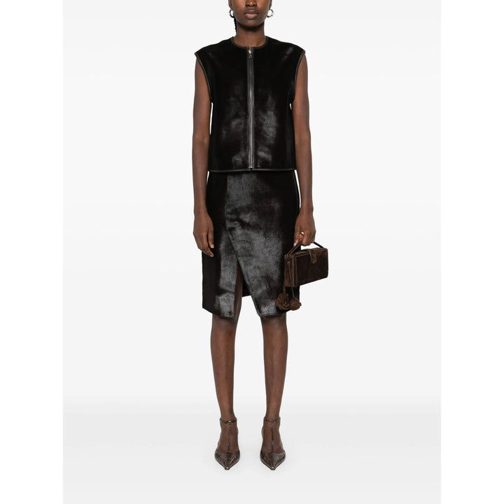 Lou Lou De Saison Leather Waistcoats - Brown | c917d8815d3ac7678168747106432e273304d1fd