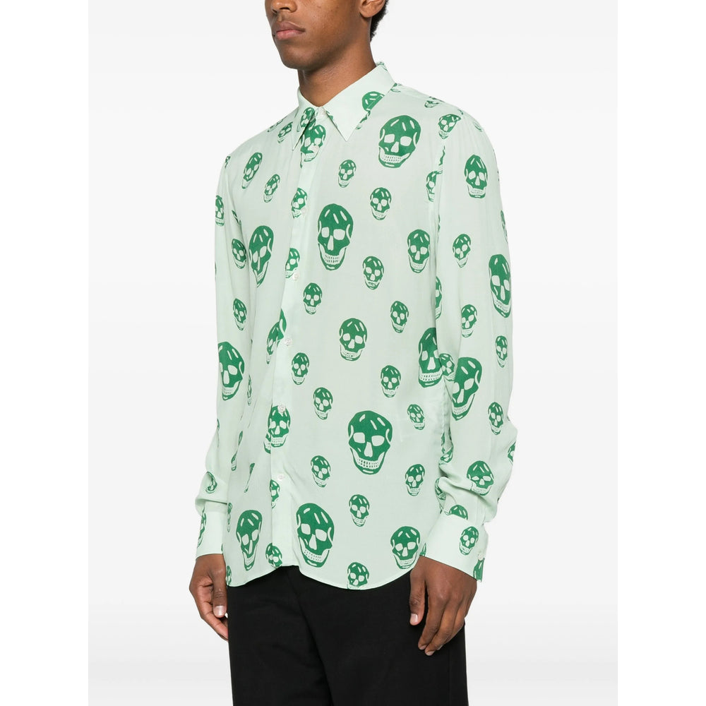Alexander Mcqueen Shirts - Green | 28f116d22c535fc89062b6dcd2da5dadd7a96a24