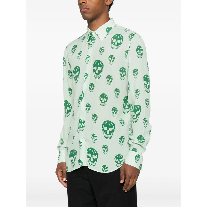 Alexander Mcqueen Shirts - Green | 28f116d22c535fc89062b6dcd2da5dadd7a96a24