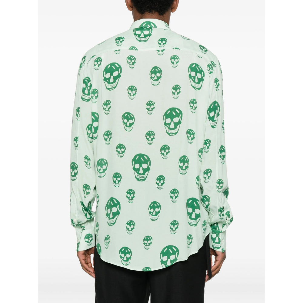 Alexander Mcqueen Shirts - Green | 3b1256a222ee3d390e9c4442464ea2d653730090