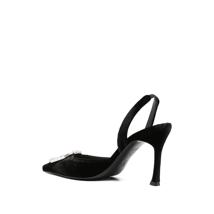 Amina Muaddi Shoes - Black | fe4523acb0a99574b4d73b3c17fa15d31c598dda