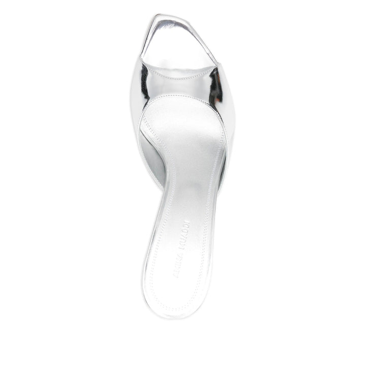 Amina Muaddi Shoes - Silver | 0996dd76eaa1febe3ec696458e51de6a6578feae