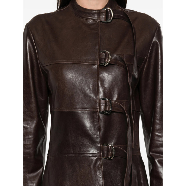 Paloma Wool Leather Outerwears - Brown | 3c1322ad15fd79516d2d4c70831e7e3202baf131