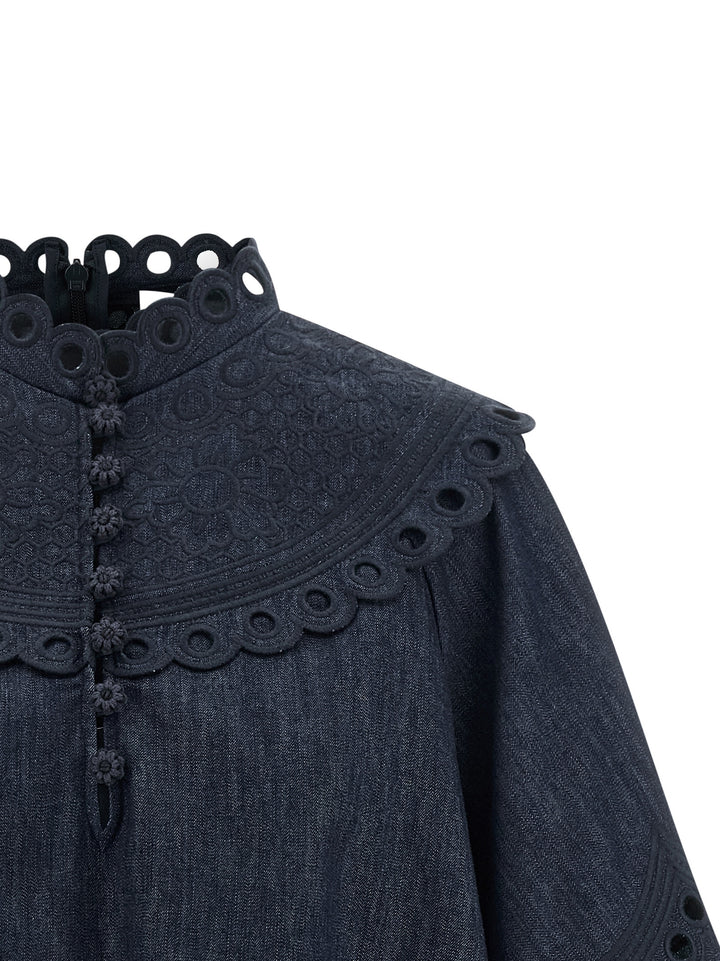 Zimmermann Mahon Shirt and Blouse - Blue | c1b48e62a5ce6a46abd1bc06e0e6d4a6798c14b9