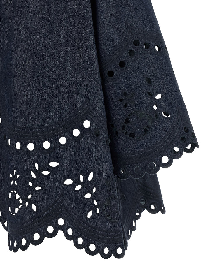 Zimmermann Mahon Shirt and Blouse - Blue | 8f69d3ad6033072703ecc39ac2b7ee15b568811c