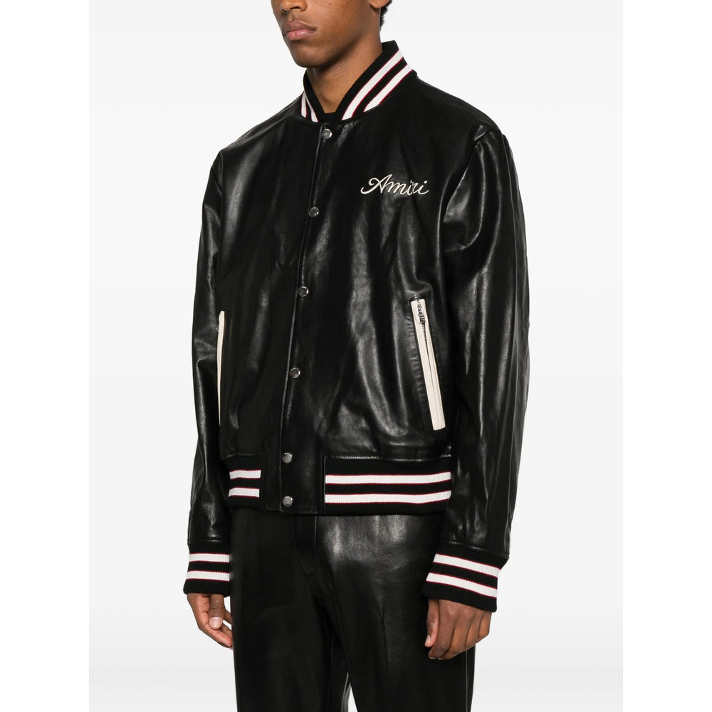 Amiri Leather Outerwears - Black | 3a765864cbc042d15bc23bc3d93ba69daab70072