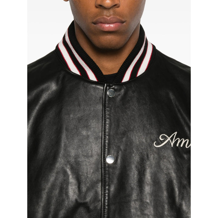 Amiri Leather Outerwears - Black | c3f4303604aa98502839389cf3093bb5b5148154