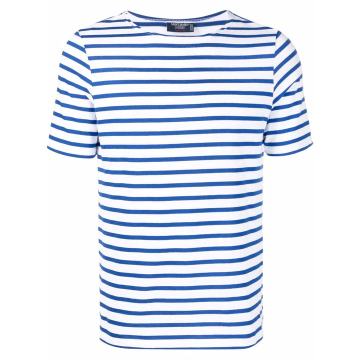 Saint James T Shirts - White, Blue | c7c8fa5c129ff3eca5d8edd6361c486e0fb0dc8e