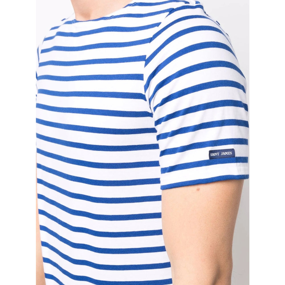 Saint James T Shirts - White, Blue | 2008052c451b571c308a0f71dbc4c1b48ae12557