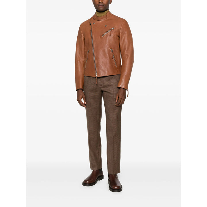 Tom Ford Leather Outerwears - Brown | 676da5e73cc4d5e33b89b6bd278ffa93a8b3ca05