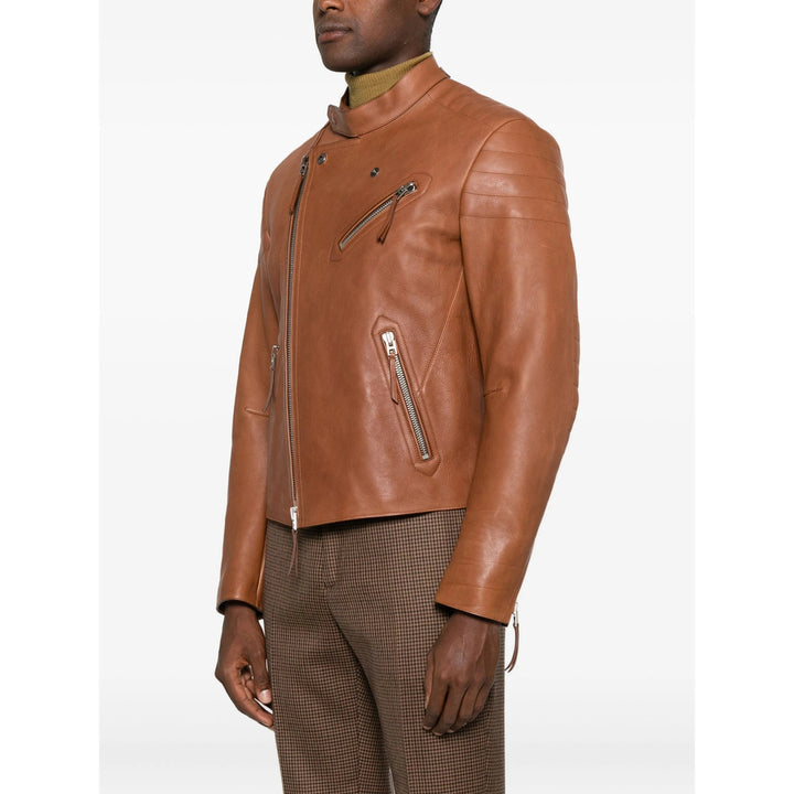Tom Ford Leather Outerwears - Brown | c19cd5a4280f835392e52e58f2ee16b1a91d29b4