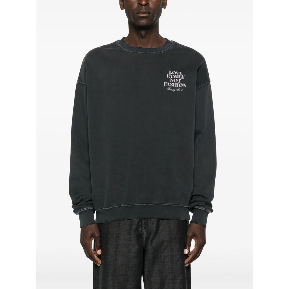 Family First Sweatshirts - Black | 637ef29bf3ed200ecef2bd69526a39ac8615fa42