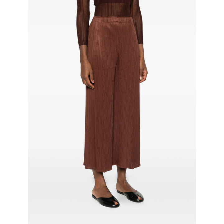 Pleats Please Issey Miyake Pants - Brown | 95affba9b8f8d6506b5d855fc0e3db5564cd9a59