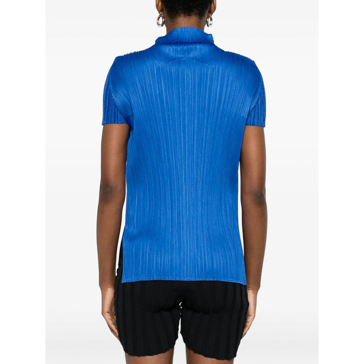 Pleats Please Issey Miyake Shirts - Blue | c02530c195a464267784aec6e56fdaaee0fc8c08