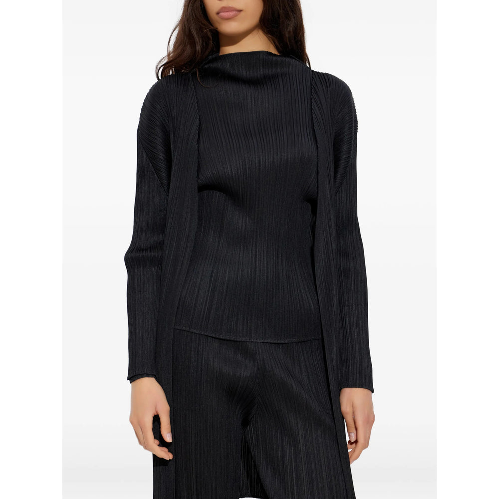 Pleats Please Issey Miyake Coats - Black | e61602f59a9caa791d90582d8798c8fc2a974b6a