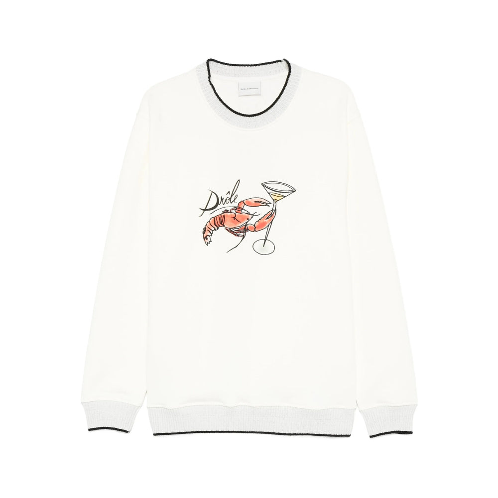 DrôLe De Monsieur Sweatshirts - White | 5ae301d447d2a28e757aa352f8ebe5404d35a169