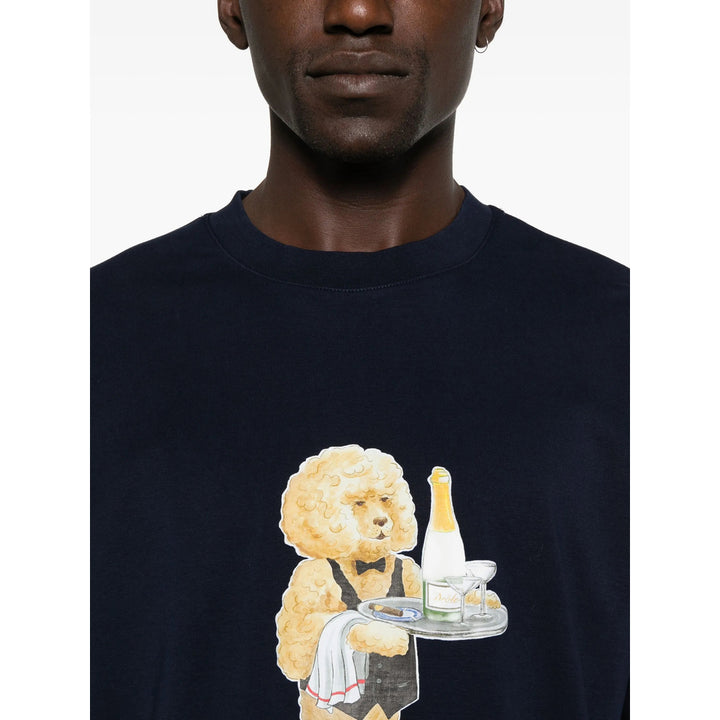 DrôLe De Monsieur T Shirts - Blue | 70c021357a5f607dc5d3b5a63232122c97ed79f9