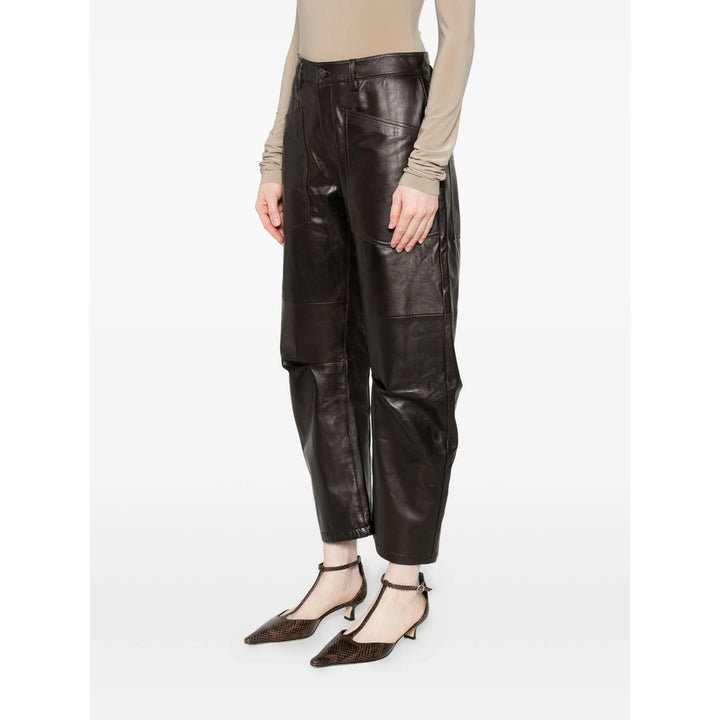 Nili Lotan Leather Pants - Brown | 6b936249cac4ff079da62cd82100053c10aae506