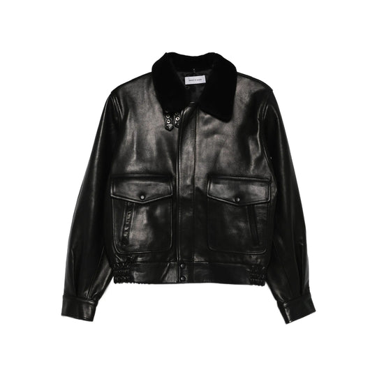 Leather Outerwears Black