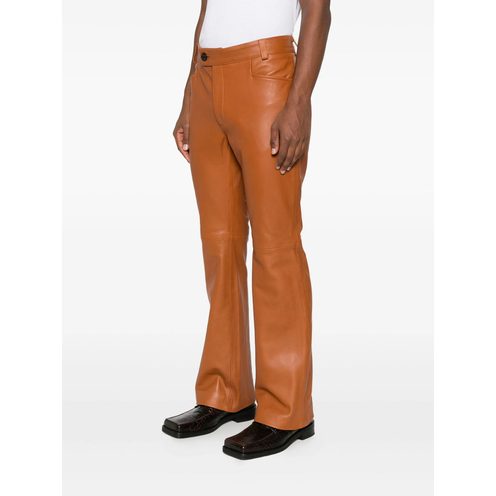 Ernest W. Baker Leather Pants - Brown | b87de4eacc44b15d715c97cc32780a352a3892a0