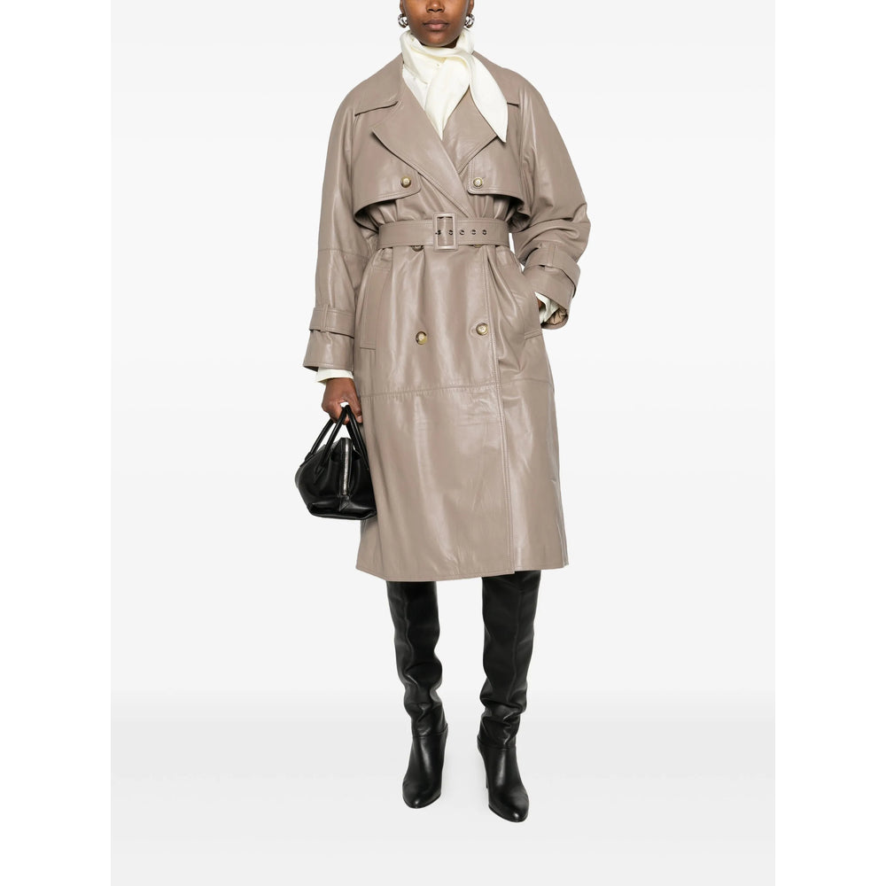 Stella Maxwell For Marella Leather Outerwears - Neutral | 2b98216474891698a99e97846ffecb8330da02b4