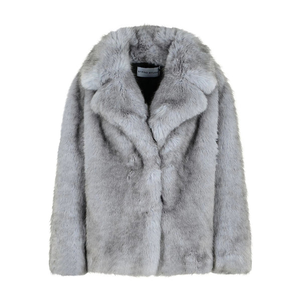 Leather Outerwears Gray