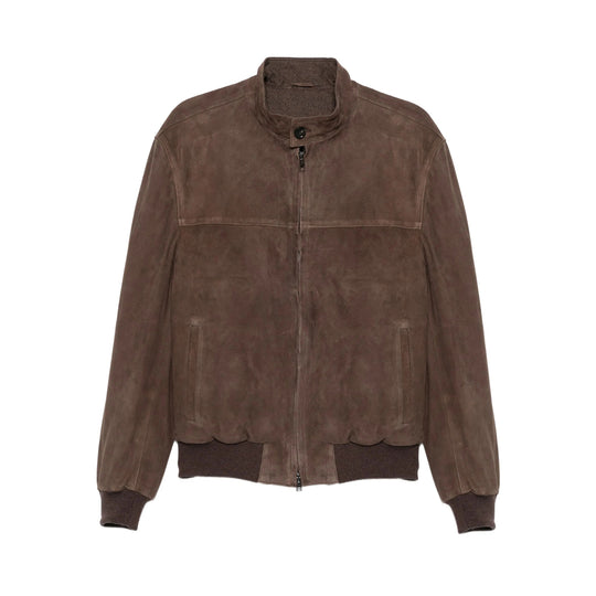 Leather Outerwears Brown