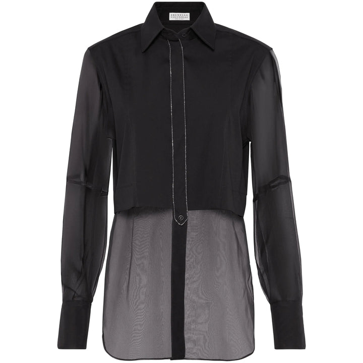 Brunello Cucinelli Shirts - Black | a250dedc9fdb421ebca6357f3a313287217cbd09