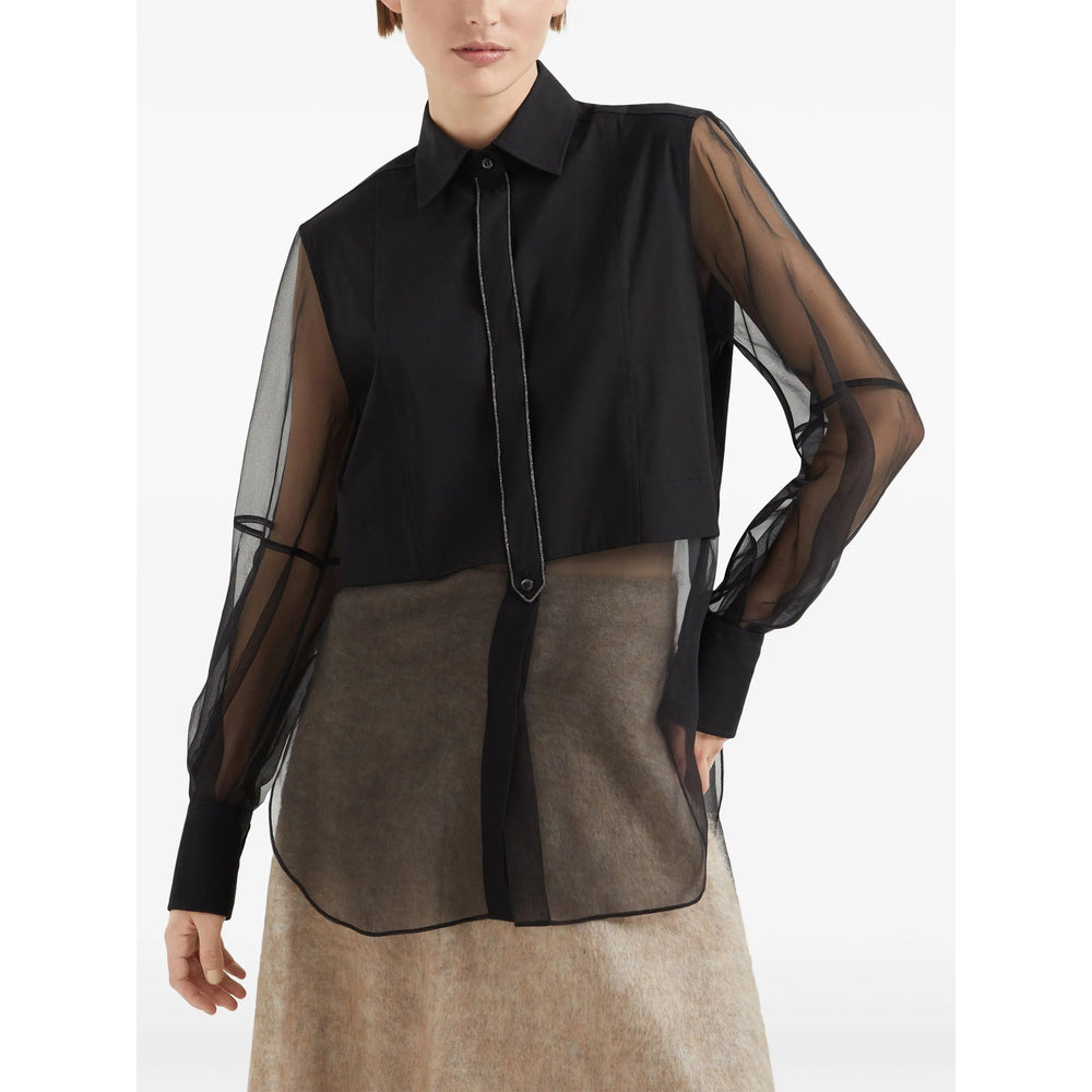 Brunello Cucinelli Shirts - Black | 53cabd0a699434acf81a69b93be3d2bdccbe3645