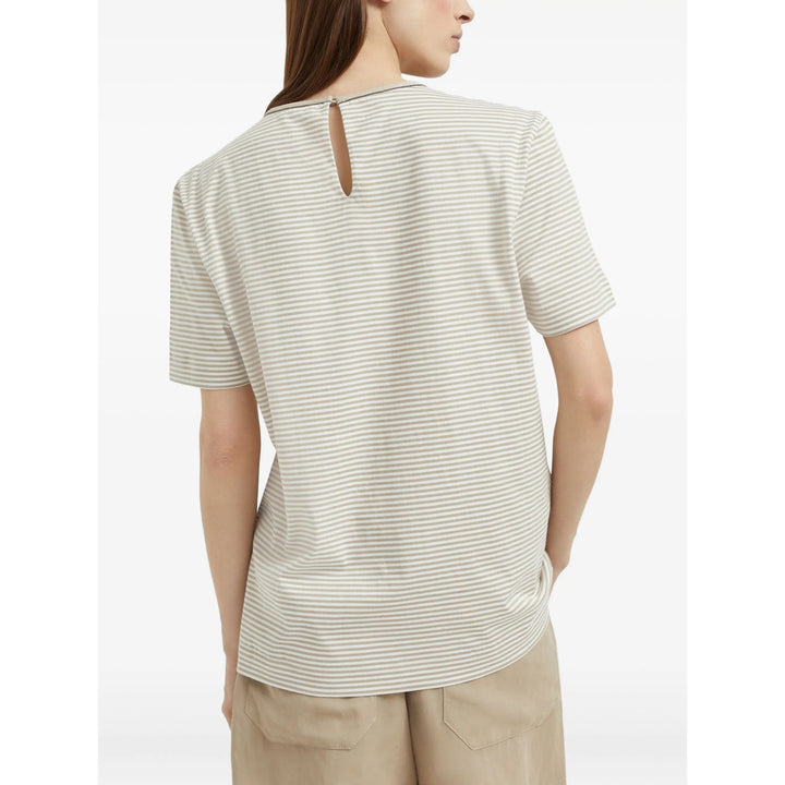 Brunello Cucinelli T Shirts - Neutral | 96182677dea24b34328f24f28596b39b5566f271