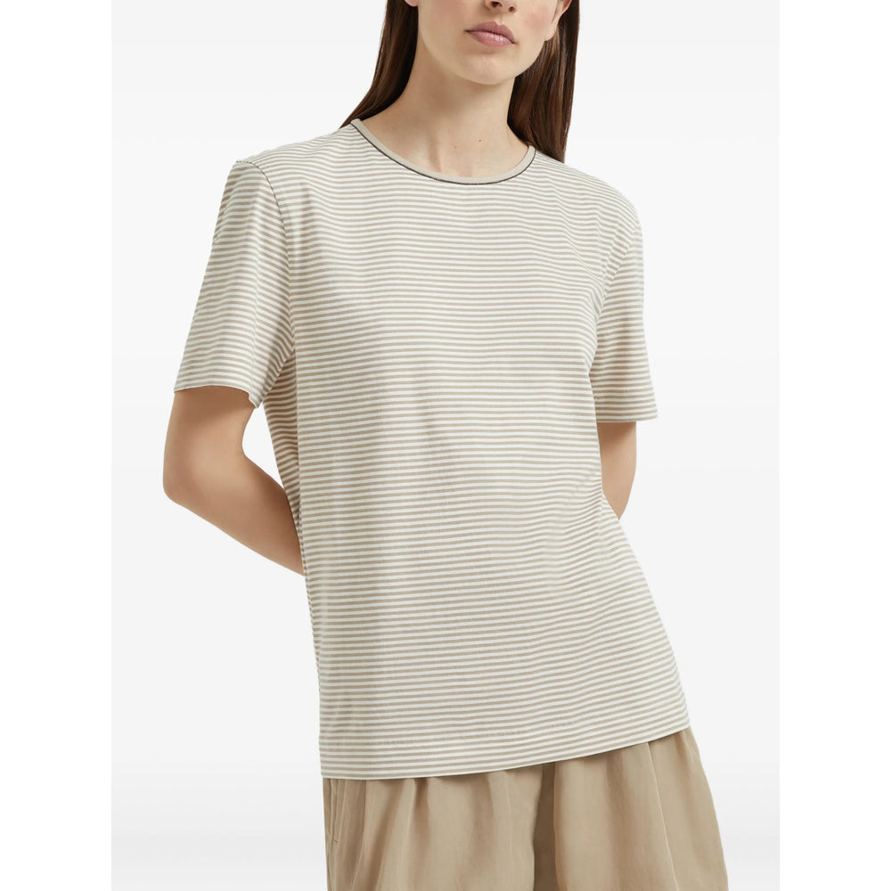 Brunello Cucinelli T Shirts - Neutral | d3d818631f088efe5e4b318cc0717c3a2acf0cc6