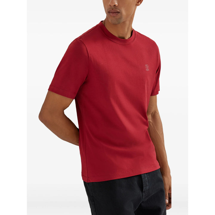 Brunello Cucinelli T Shirts - Red | 2d6a6cc0a85330dc3c6903b3bf9dcae5c44f9045