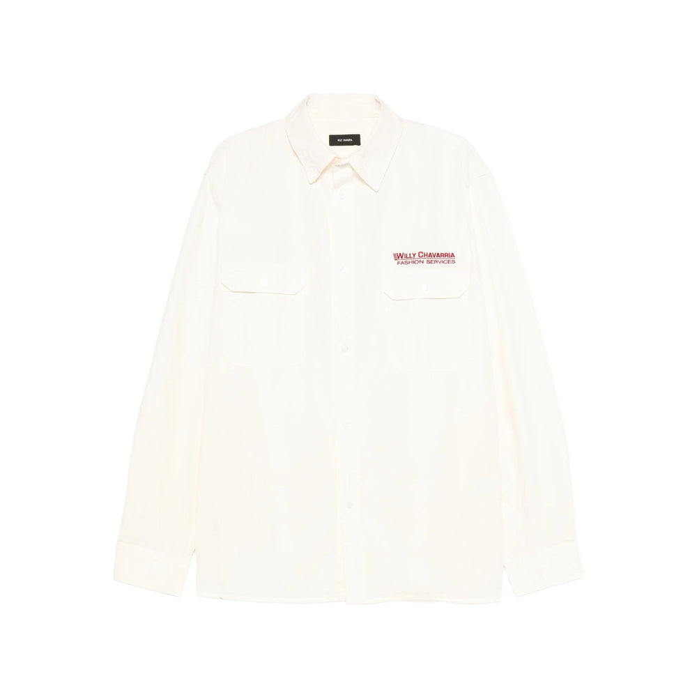 Willy Chavarria Shirts - White | fea21b901ee9b44a83fa075083104ebbc37924ed