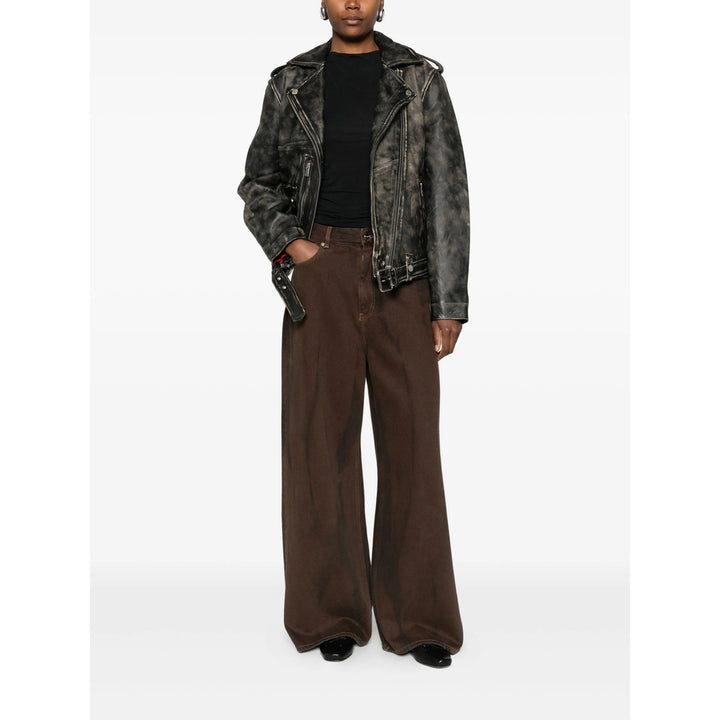 Gestuz Leather Outerwears - Black | 41605334a7775bc0ad604dc301e1af2c94d25a1b