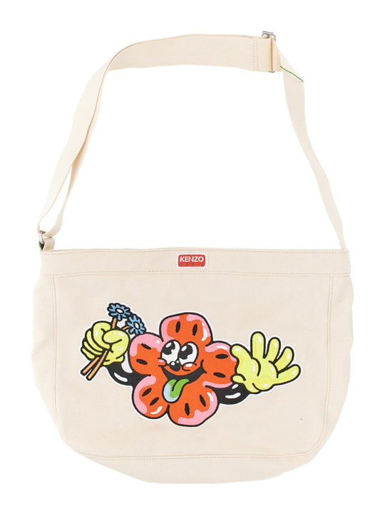 Shoulder Bag With Embroidery