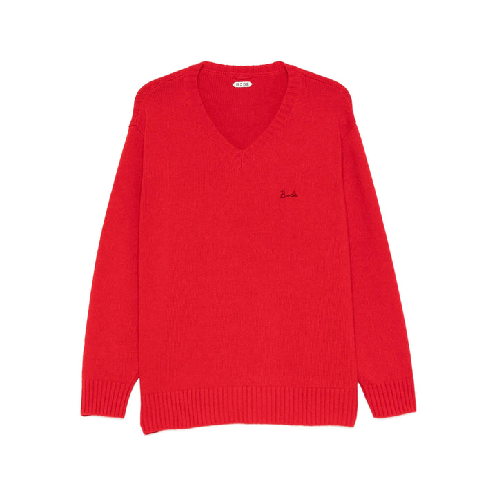 Bode Sweaters - Red | c28fd64c1951a060b93ddbeeed51642b1a8a9c29