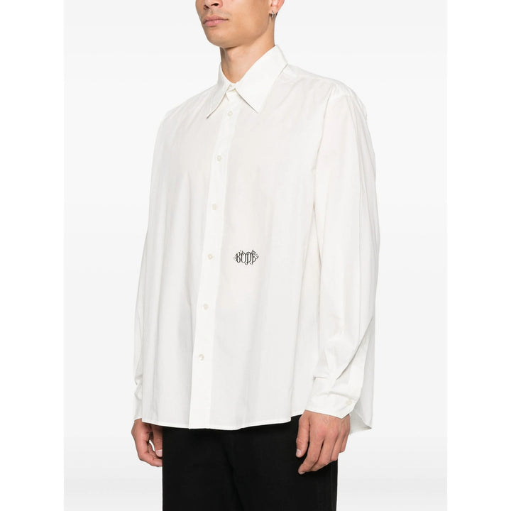 Bode Shirts - White | f495671e66f833a5fc94600360d370192944e56f