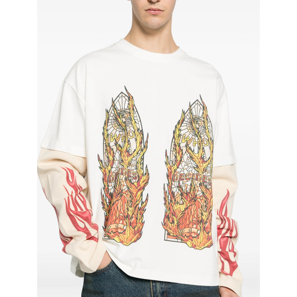 Who Decides War Sweaters - White, Neutral | 2f493125d7b4afb452498667d2c29af589a1f78b