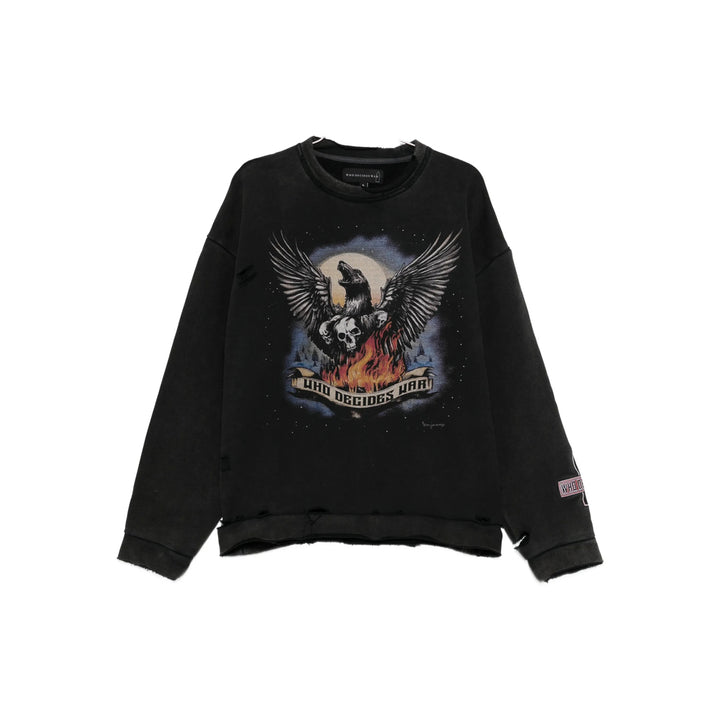 Who Decides War Sweaters - Black | 8142963c45f132ae5a19dd0e83aed2d5be96d35a