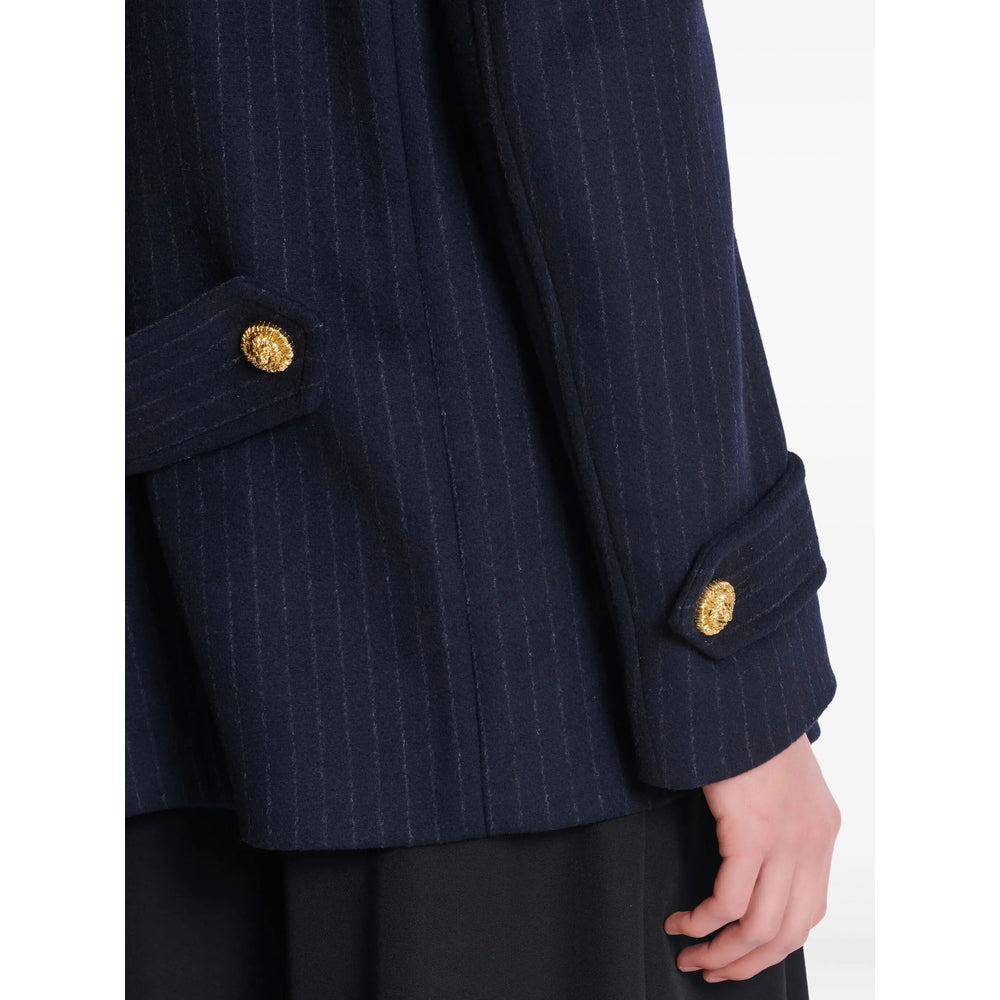 Balmain Coats - Blue | 80697e8e163b809b0da944acbc28500f7d986260